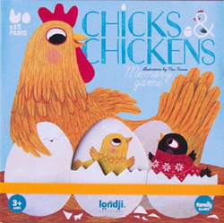 Memóriajáték - Tyúkanyók és csibéik